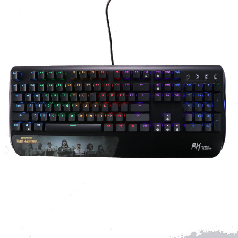 RGB Mechanical Gaming Keyboard – Tactile Switches & Wrist Rest
