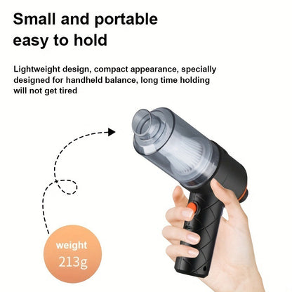 Cordless Car Vacuum Cleaner – Strong Suction Handheld & Portable