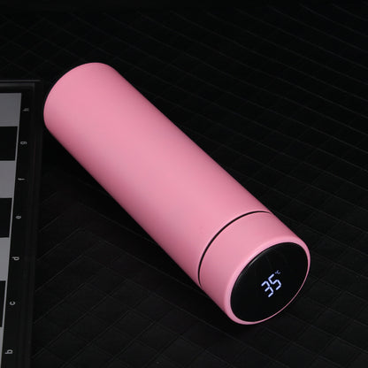 Smart Temperature Display Water Bottle – 500ml Vacuum Flask