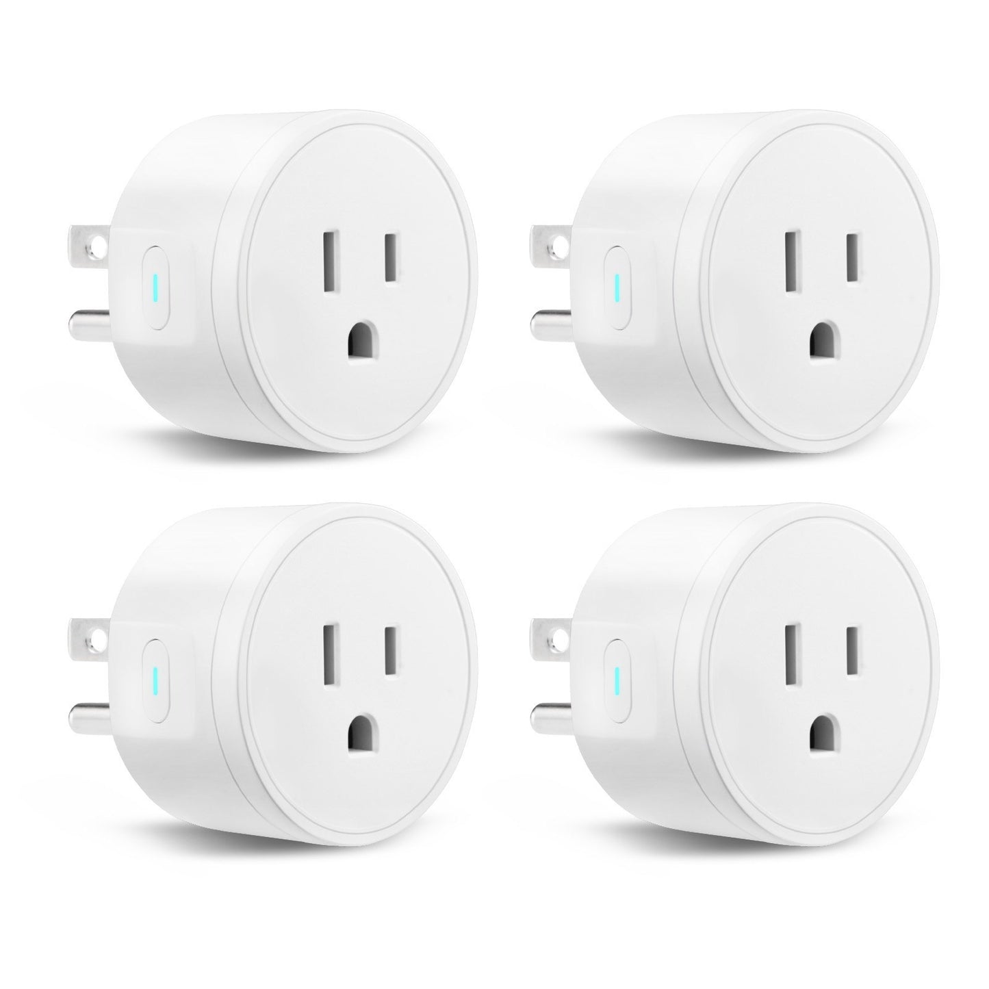 Smart WiFi Plug 4-Pack - Alexa & Google Compatible