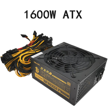 Universal High-Power ATX Power Supply (1600W/1800W/2000W) for Mining & Servers