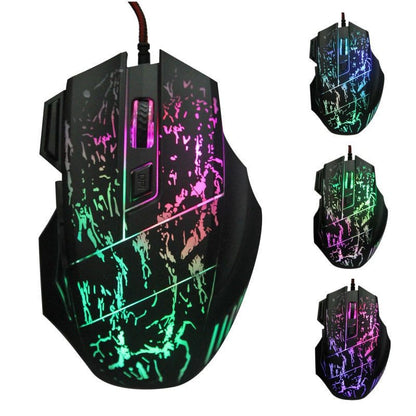 Ergonomic RGB Gaming Mouse – High Precision & Programmable Buttons