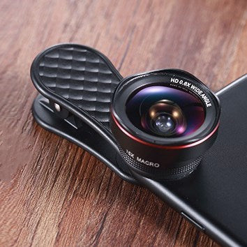 2-in-1 Mobile Phone Lens Kit (Wide-Angle & Macro)