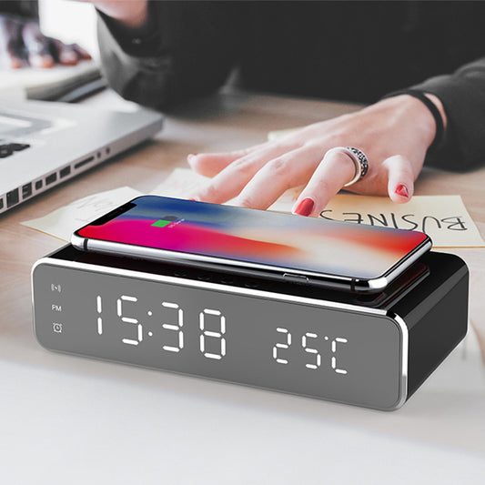 LED Wireless Charging Alarm Clock