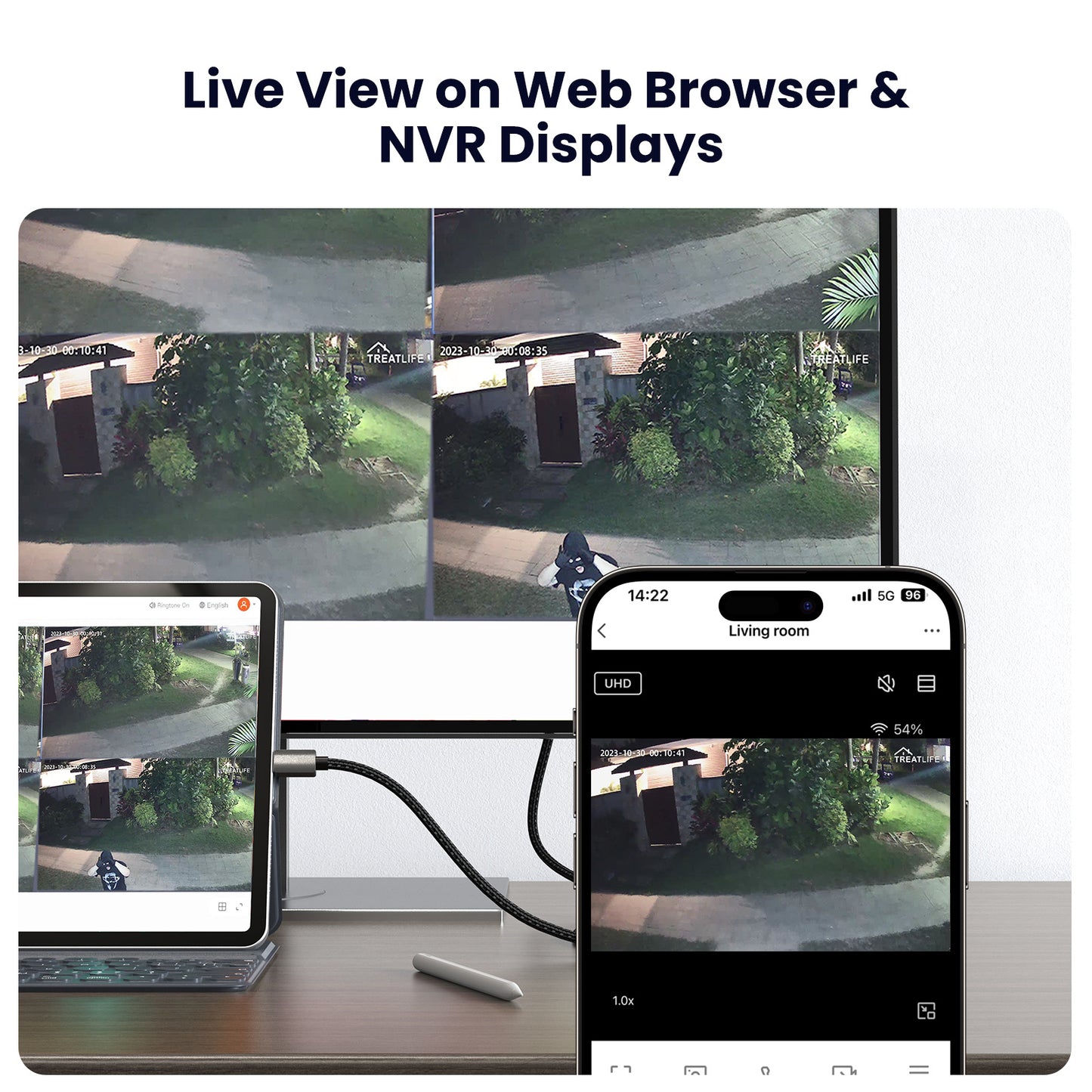 Indoor 3K Ultra HD Smart WiFi Security Camera