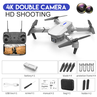 E88 4K Dual-Camera Drone – Foldable FPV RC Quadcopter