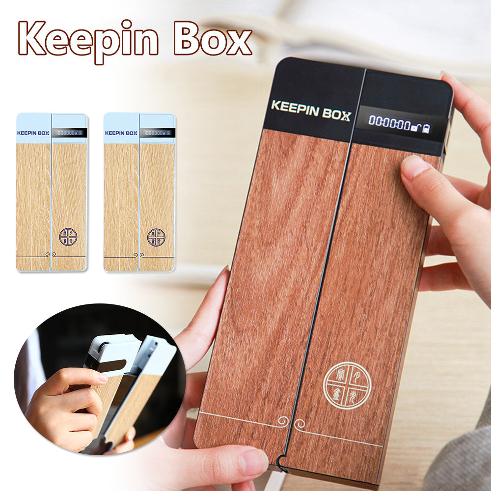 Self-Discipline Phone Lock Box with Timer for Focus & Productivity