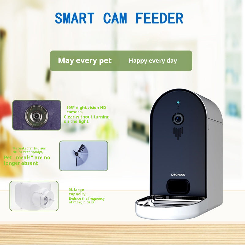 Smart Automatic Pet Feeder with Remote Monitoring