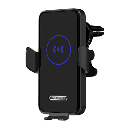15W Wireless Car Charger Mount – Auto-Clamping Phone Holder