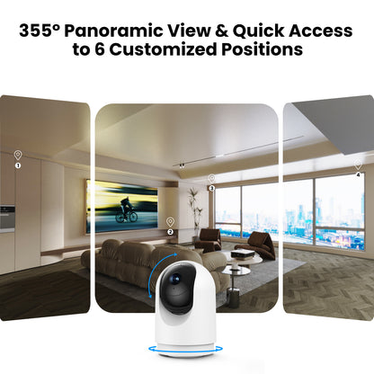 Indoor 3K Ultra HD Smart WiFi Security Camera