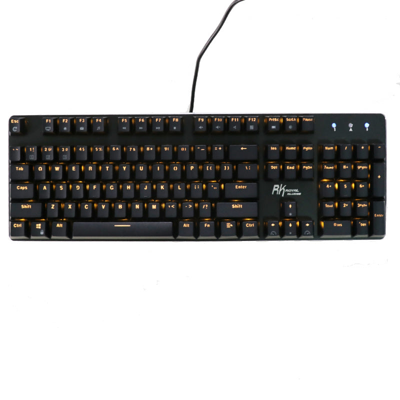 RGB Mechanical Gaming Keyboard – Tactile Switches & Wrist Rest
