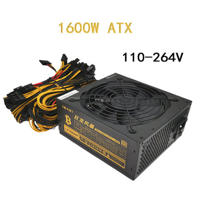 Universal High-Power ATX Power Supply (1600W/1800W/2000W) for Mining & Servers