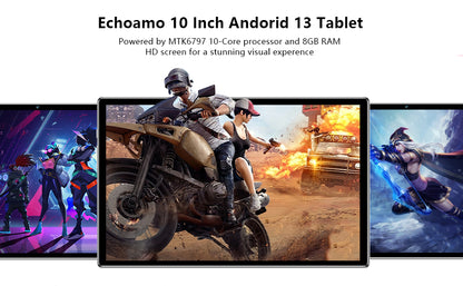 Tablet 10.1 Inch, Android 13 Tablet Quad Core 8GB RAM